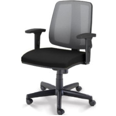 CADEIRA EXECUTIVA FLIP  SRE  C/BRAÇO EST PR VNL  PRE