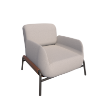 SOFA MONTADO DOMOS 26110 ACAB CEC CARAMELO-EPUN - GRANI BRANCO/GRANI BRANCO