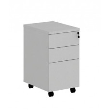 GAVETEIRO VOLANTE LEXUS - 2 GAVETAS + 1 GAVETA PARA PASTAS - ARGILA