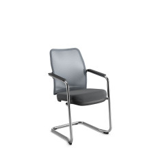 POLTRONA NEWNET INTERLOCUTOR - ESTRUTURA CROMADA